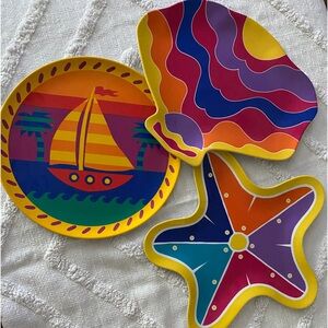 PRECISION CRAFT THREE PIECE PLATTERS